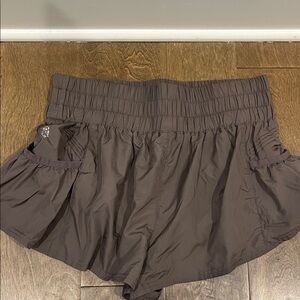 FP Movement by Free People High Waist Brown Shorts